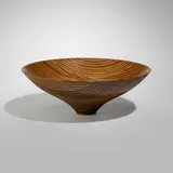 Virginia Dotson, Bowl, 1990, wenge, birch