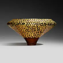 Galen Carpenter, 96-11, 1996, corn kernels, rosewood, epoxy resin