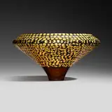 Galen Carpenter, 96-11, 1996, corn kernels, rosewood, epoxy resin