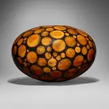 Philip Moulthrop, White Pine Mosaic Globe, 1997, white pine and resin