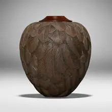 Jacques Vesery, Shadows of a Dream, 1998, cherry, paella burl