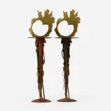 Albert Paley, Eclipse candleholders, pair