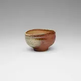Rare tea bowl by Toshiko Takaezu, 1995, anagama-fired stoneware, sold May 2024