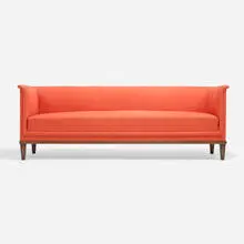 Birger Hahl, Sofa for the Parliament House, Helsinki, 1931, upholstery, oak, ebonized wood
