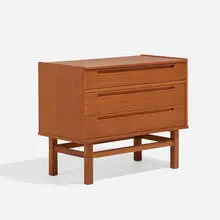 Nils Jonsson, Vanity cabinet for Torring Møbelfabrik, c. 1965, teak, mirrored glass, rosewood