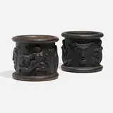 Anna Petrus, Urns, set of two, c. 1925, cast iron
