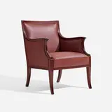 Frits Henningsen, Armchair, c. 1930, leather, mahogany