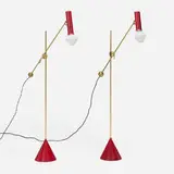Tapio Wirkkala, Floor lamps model K10-47, pair