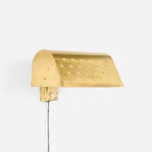 Lisa Johansson-Pape, Sconce, c. 1955, brass