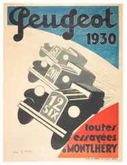 André Girard, PEUGEOT 1930
