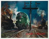 Terence Cuneo, NIGHT FREIGHT, British Railways