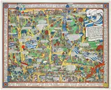 MacDonald Gill, PETER PAN MAP of KENSINGTON GARDENS, London Underground