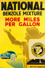 Tom Purvis, NATIONAL BENZOLE MIXTURE more miles per gallon