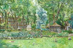 Melissa Scott-Miller, 'View of Paddington Gardens', oil on canvas