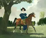 Doris Zinkeisen, Lola Montez out riding