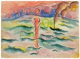Walter Ophey, Sonnenuntergang. 1920er-Jahre