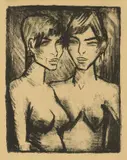 Otto Mueller, Zwei Mädchen - Halbakte