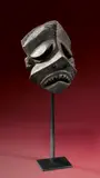 Volk der Pende Afrikanisch, Tundu-Maske – d.h. Clownsmaske, Um 1935, Holz, geschnitzt, dunkelbraune Patina
