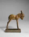 Zwergesel by Renée Sintenis, 1925, Bronze mit goldbrauner Patina, auf Steinsockel montiert, sold Jun 2018