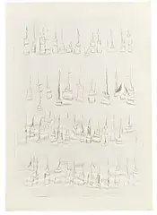 Oskar Holweck, 1 / 17 / V 69, 1969, Papier, gerissen
