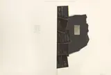 Carlo Alfano, Autoritratte anonimo nella stanza di soggiorno - autoritratte anonimo nella stanza da notte, 1976, Fotopapier, Bleistift, Aquarell u. Glas auf 2 Papierbögen