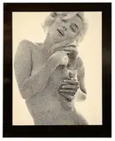 Bert Stern, Marilyn Monroe with Roses (from the Last Sitting), 1962, Screenprint on gold foil paper
