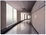 Craig Kalpakjian, Corridor, 1997, Cibachrome print mounted to aluminum