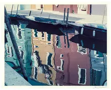 Gene Young, Canal Reflection, Burano, Italy, July 1992, 1992, Photograph