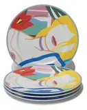 Tom Wesselmann, Blonde Vivienne (4), 1985, Glazed porcelain dishes