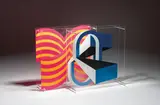 Marie-Luise Heller, Dia Object (2), c. 1972, Spray paint on Plexiglas