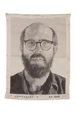 Chuck Close, Self Portrait, 1993, Woven silk tapestry