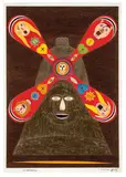Die Zaubermühle by Friedrich Schröder-Sonnenstern, 1959, Pencil and oil pastel on board, sold Nov 2018