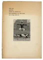 Max Ernst, Gedichte: Weisst du Schwartz du Fünf Klebebilder von Max Ernst, 1930, 32-page book comprised of five woodblock illustrations