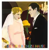 Dieter Glasmacher, Bei Dir bin ich zu hause, 1971, Mixed-media on canvas mounted to board