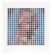John Ilg, The Internet, 2011, Archival digital prints in magnifying boxes mounted to board