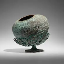 Douglas Ihlenfeld, Blooming Plant, 2017, bronze, copper