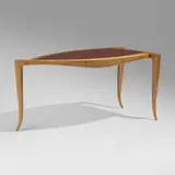 Wendell Castle Collection, Prototype Alchemist desk, 2012, bleached walnut, walnut burl, ebony