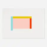 Imi Knoebel, Plate 8 (from the Grace Kelly II portfolio), 1990, screenprint in colors on Schoellerhammer