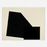 Joel Shapiro, Untitled, 1981, screenprint on Japon paper