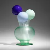 Marco Zanini, Millennium III vase, 1997, hand-blown glass