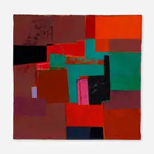Steven Johanknecht, Untitled (Abstract Composition), 2009, oil on panel
