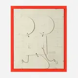 Claes Oldenburg, Geometric Mouse, Scale-D, 1971, offset lithograph on die-cut paper with stainless steel wire hinges and beads