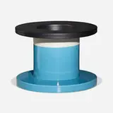 Spool vase by Ettore Sottsass, c. 1962, glazed earthenware, sold Feb 2024