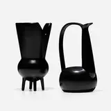 Vase and pitcher by Modern, painted earthenware, sold Feb 2024