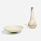 Toini Muona, Vase and bowl, c. 1945, glazed stoneware