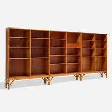 Børge Mogensen, Cabinets, set of three, c. 1945, teak, oak