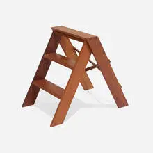 Folding step ladder by Rud. Rasmussens Snedkerier, c. 1985, teak, sold Nov 2025