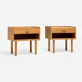 Hans J. Wegner, Nightstands model RY 430, pair