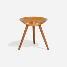 Mogens Lassen, Stool, 1942, red oak