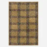 Marianne Richter, Strålar Gul tapestry-weave carpet, c. 1945, hand-woven wool